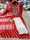 Laheriyooo Tdg Rayon Cotton Embroidery Kurti With Bottom Dupatta Wholesale Online